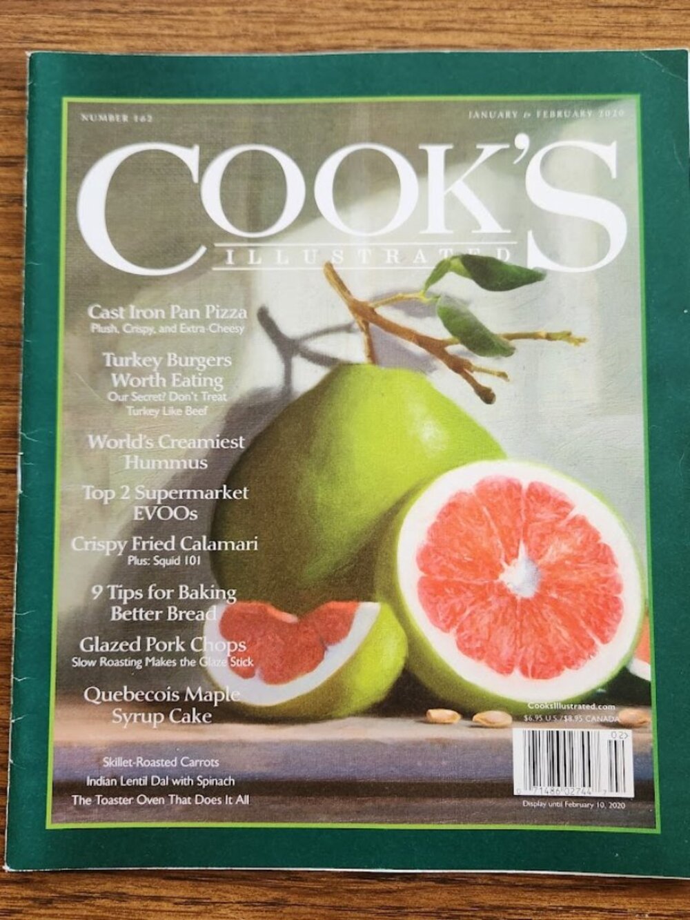 Cook's Illustrated Magazine January & February 2020 Issue #162 Cooking Recipe Bo